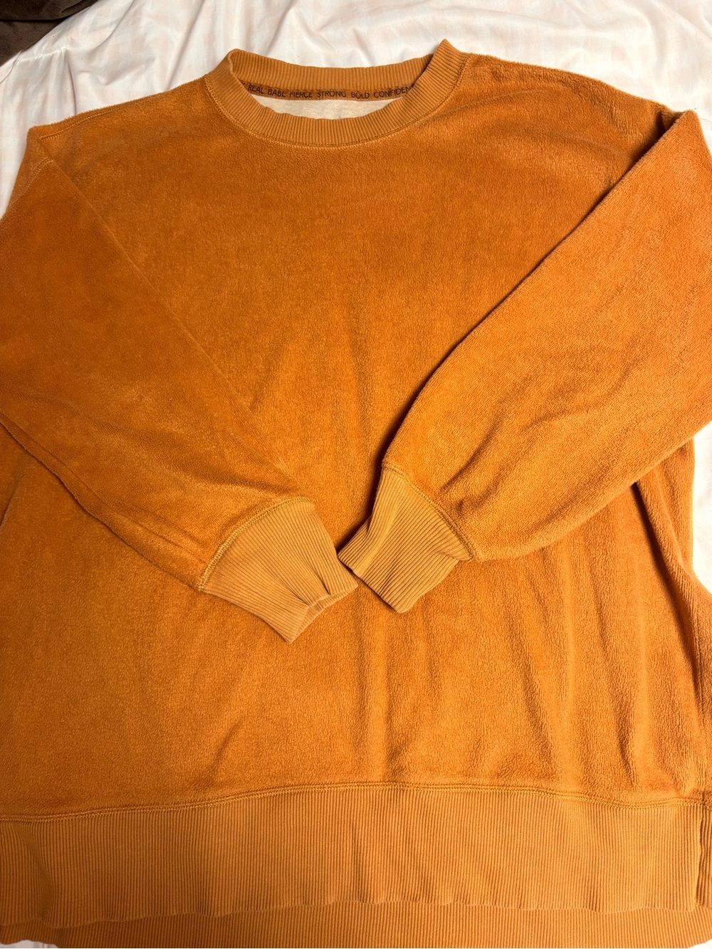 aerie Scoopneck Sweater in Burnt Orange